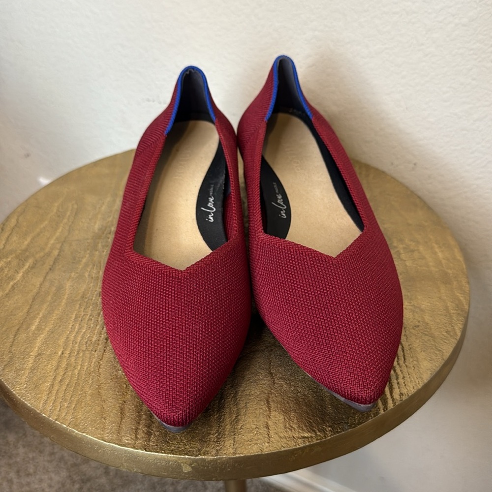 Rothy's The High Point, Autumn Red Size 9women NWT - Picture 8 of 12